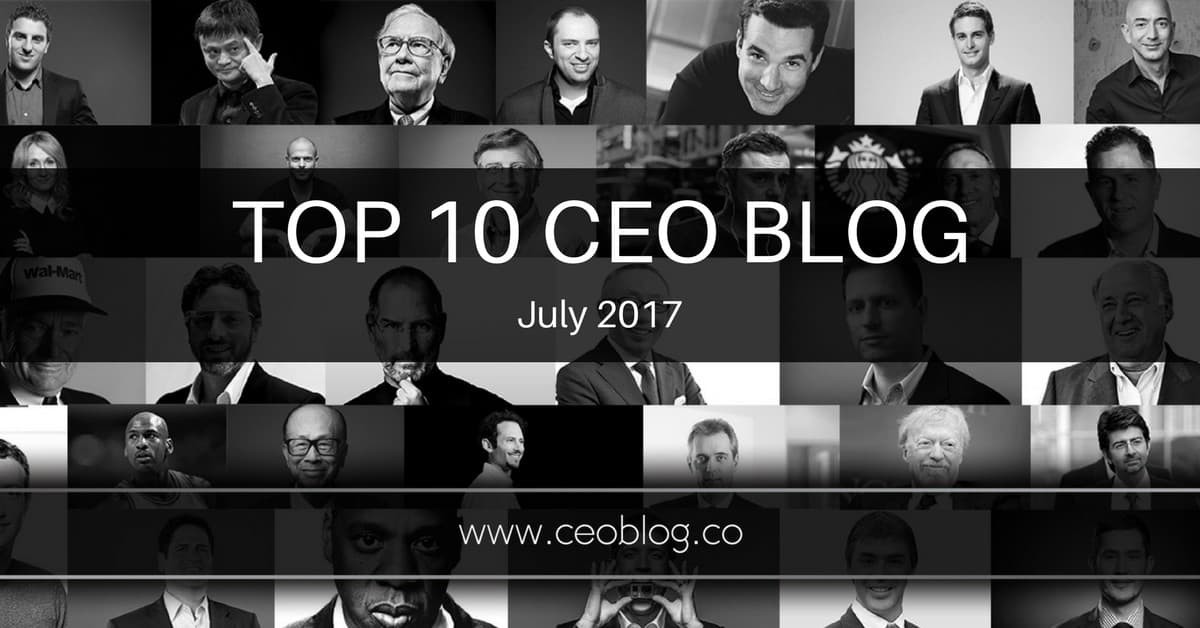 TOP 10 CEO BLOG - july 2017
