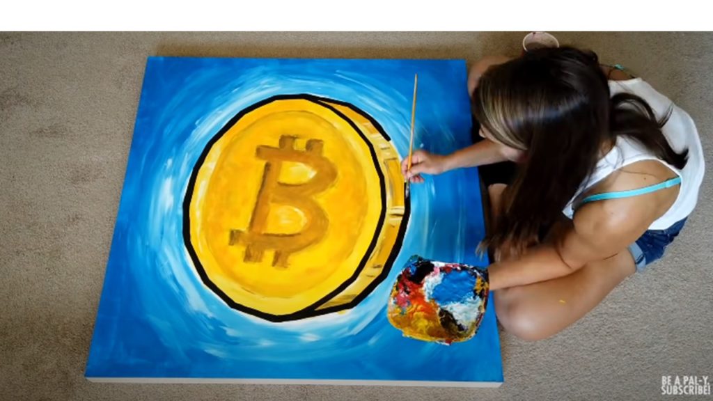 ศิลปินสาว รับเงินบริจาคภาพเขียนสีน้ำมัน ด้วย Bitcoin เทียบเท่าเงิน 50  ดอลล่าร์ ผ่านไป 8 ปี กลายเป็น 39,000 ดอลล่าร์ แบบงง ๆ | Ceo Channels